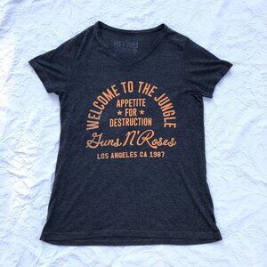Guns N Roses Welcome to the Jungle Appetite for Destruction Los Angeles 1987 Tee